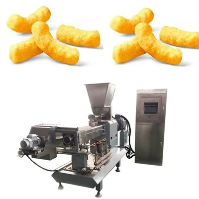 Puffende snack kaasbalproductie